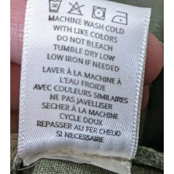 Unpublished Green Denim Jean Mini Skirt Sz 30 pockets Anthropologie - Picture 5 of 11